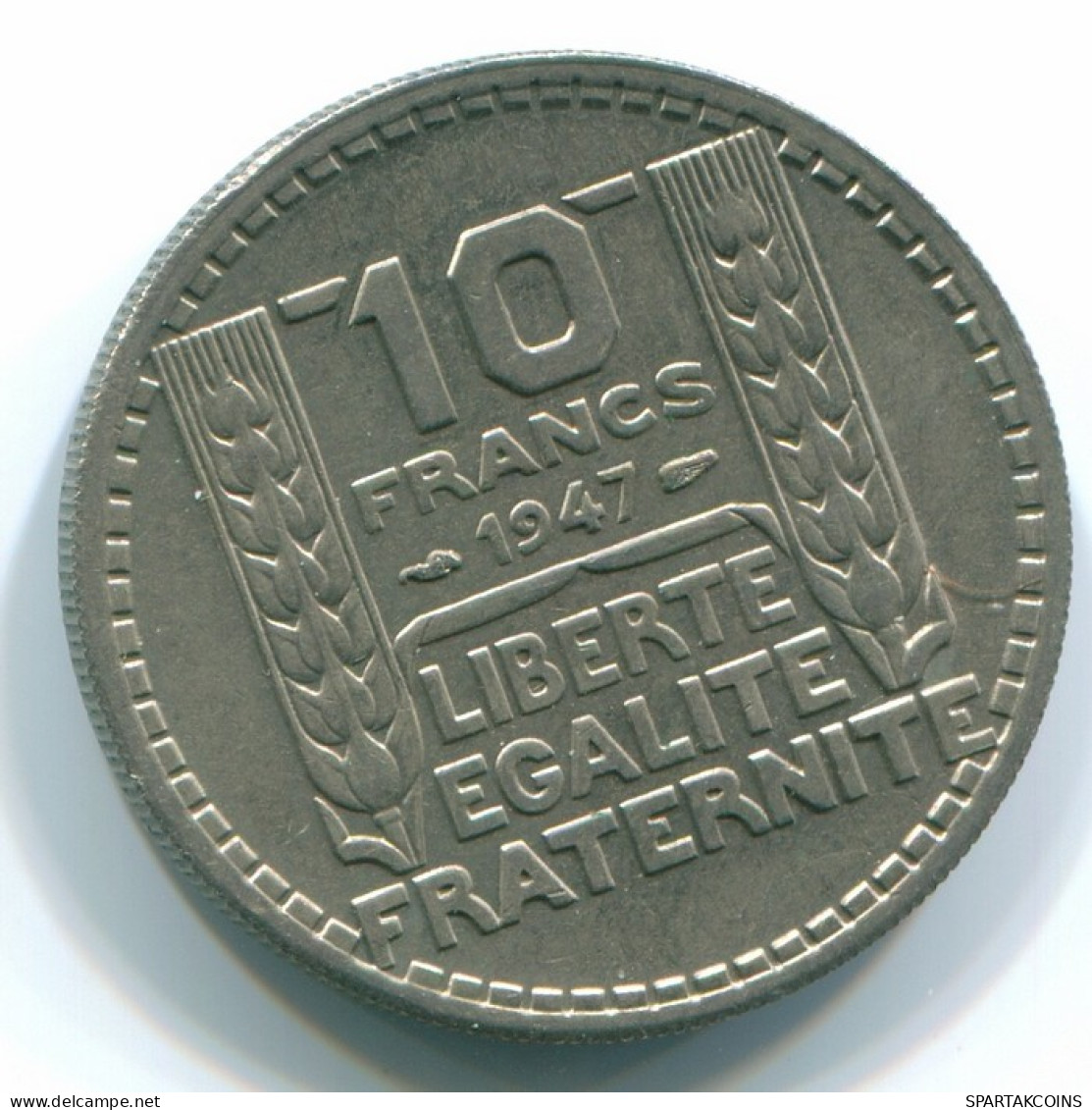 10 FRANCS 1947 FRANKREICH FRANCE Französisch Münze XF/UNC #FR1102.6.D - 10 Francs