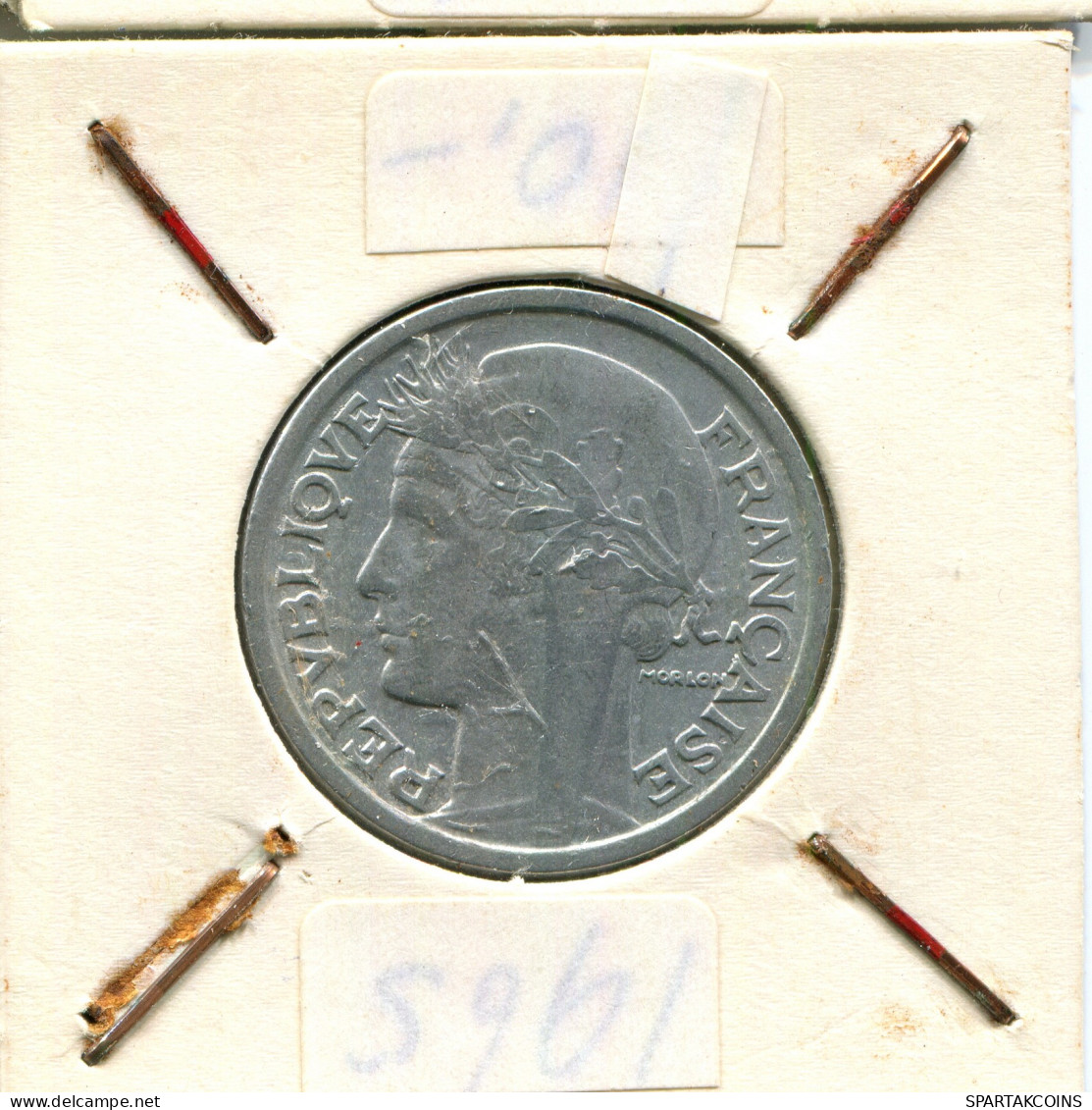 2 FRANCS 1947 FRANCE Coin #AW378 - 2 Francs
