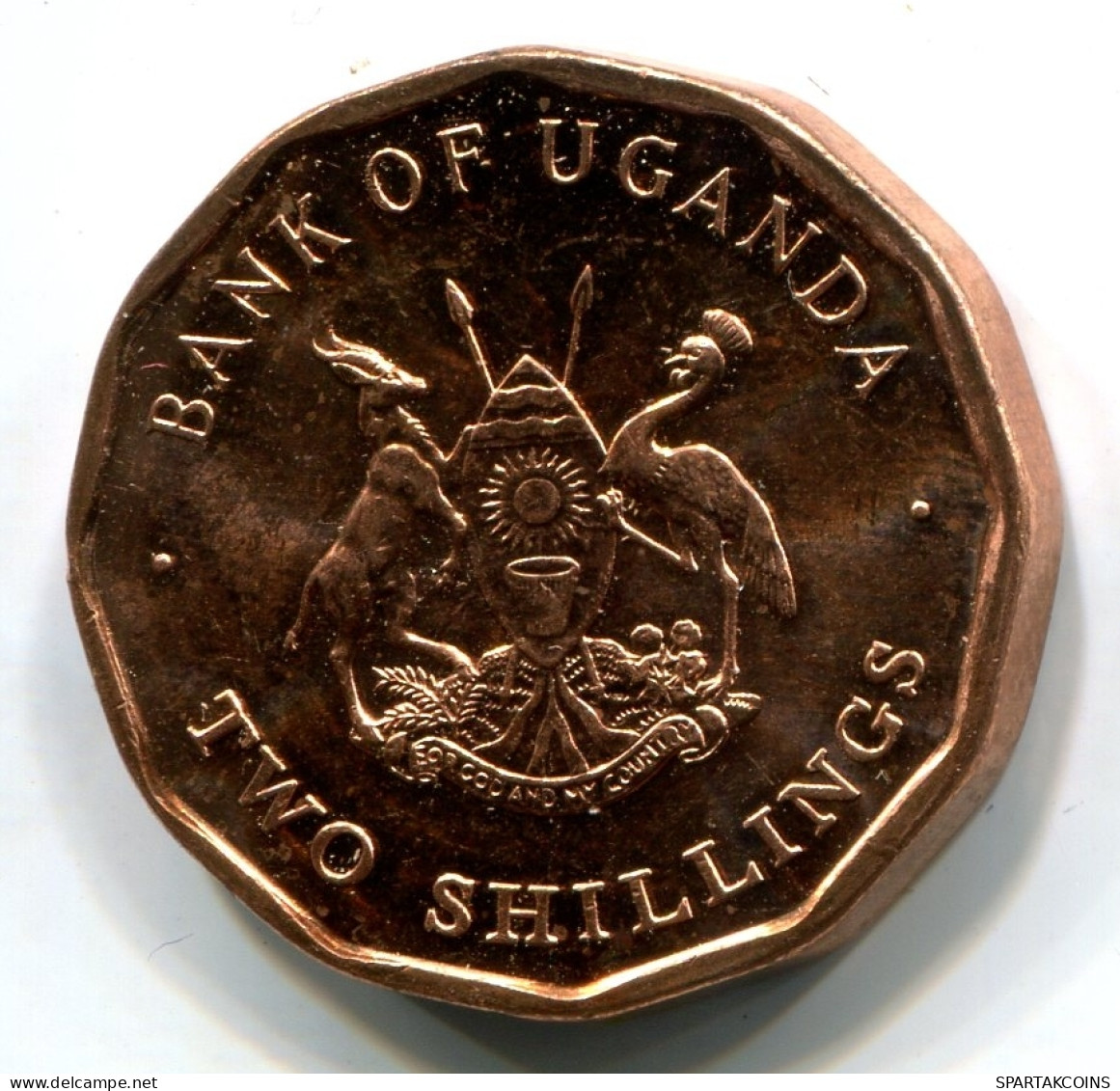 2 SHILLINGS 1987 UGANDA UNC Münze #W11246.D - Uganda