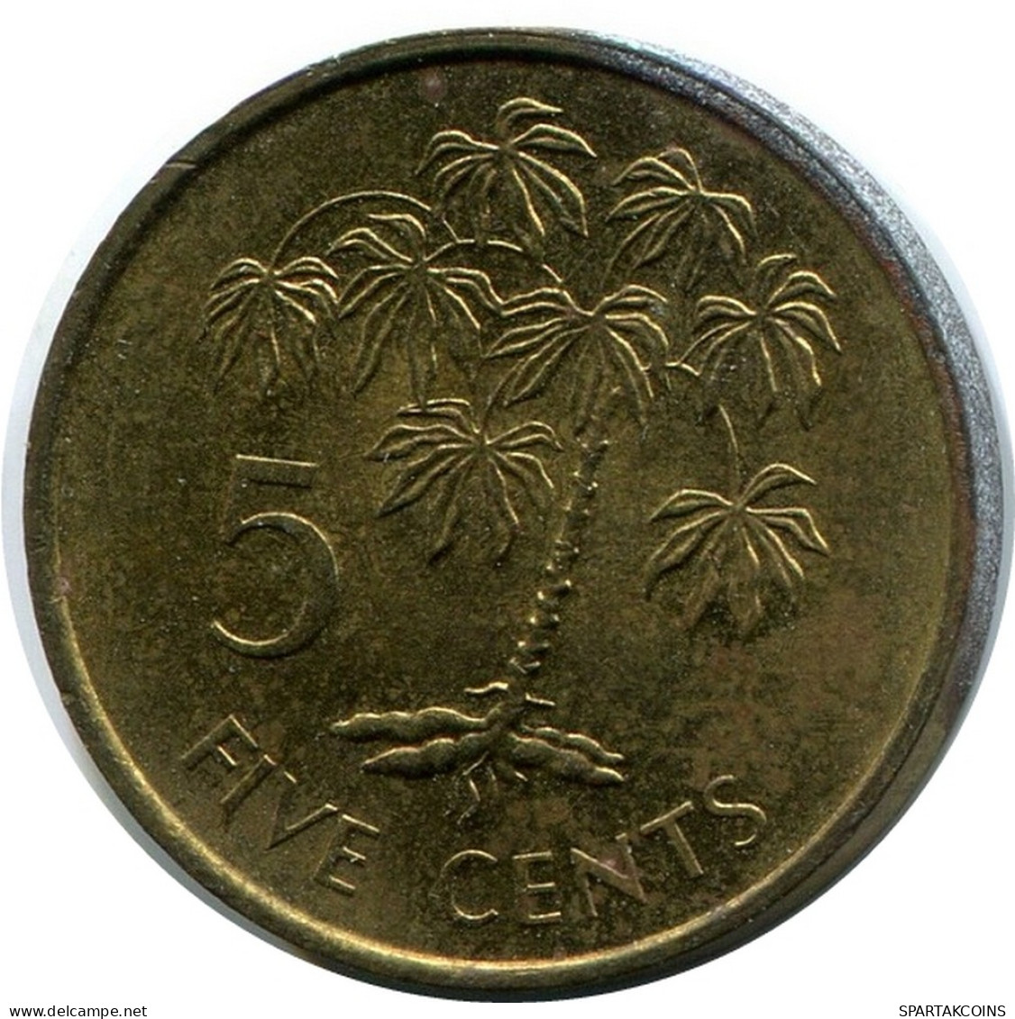 5 CENTS 1982 SEYCHELLES Coin #AR156.U - Seychelles