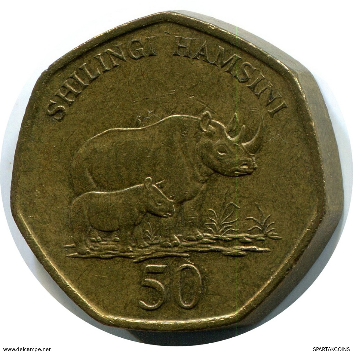 50 SHILLINGI 1996 TANZANIA Coin #AP947.U - Tanzanía