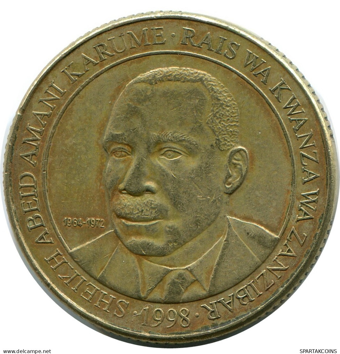 200 SHILLINGI 1998 TANZANIA Moneda #AP952.E - Tansania