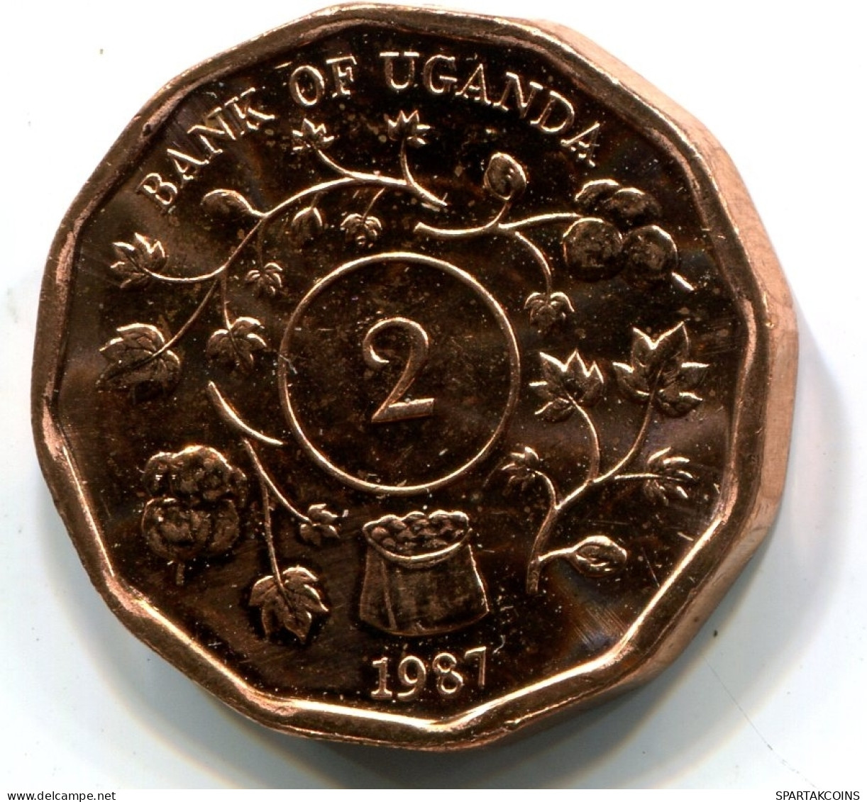 2 SHILLINGS 1987 UGANDA UNC Moneda #W11161.E - Ouganda