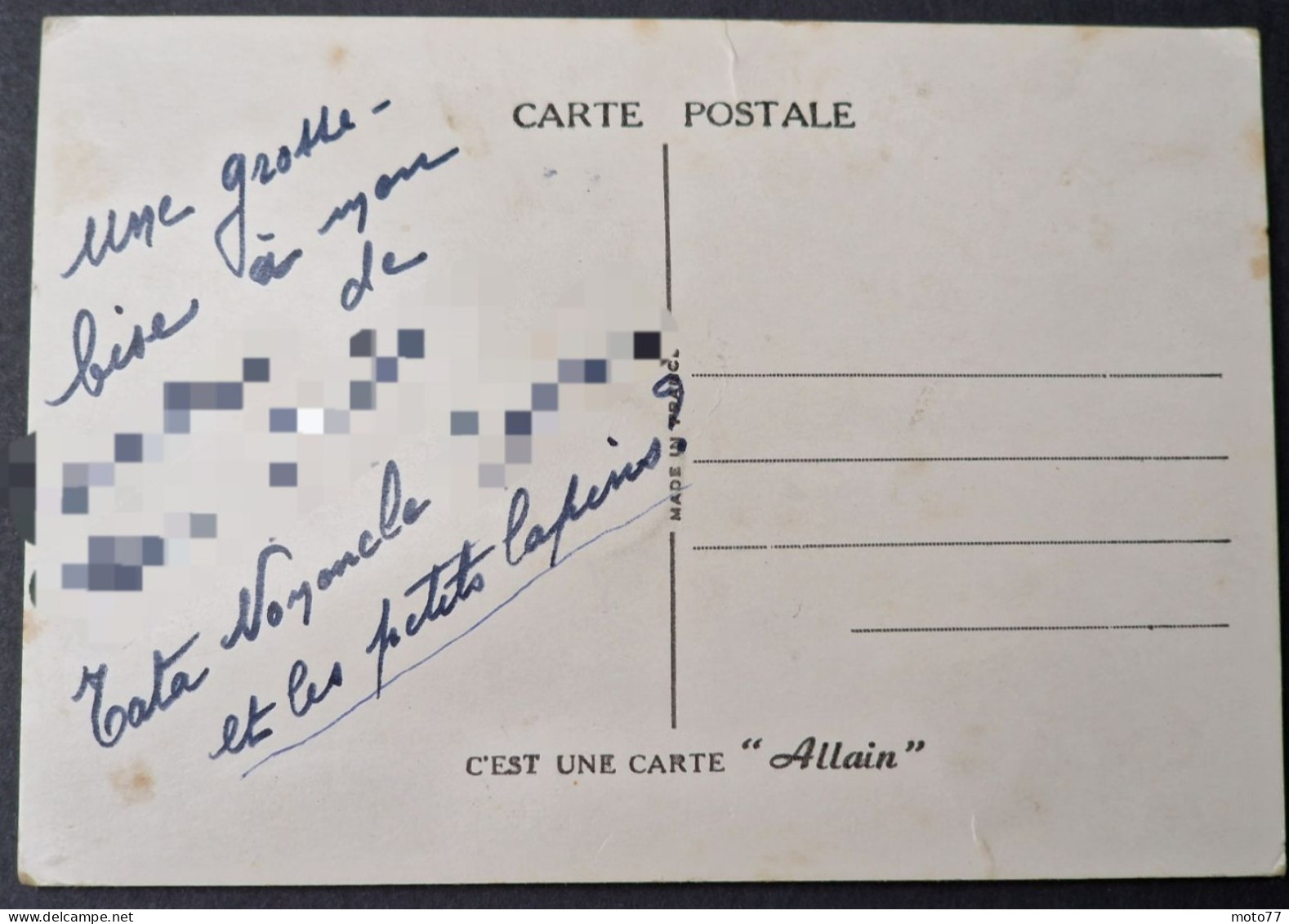 CP Carte Postale à SYSTÈME "Allain" - MUSICALE - CHAT - Vers 1966 - A Systèmes