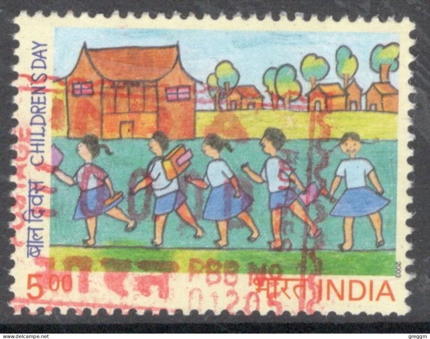 India 2003 Single Stamp Celebrating Children Day In Fine Used. - Gebraucht