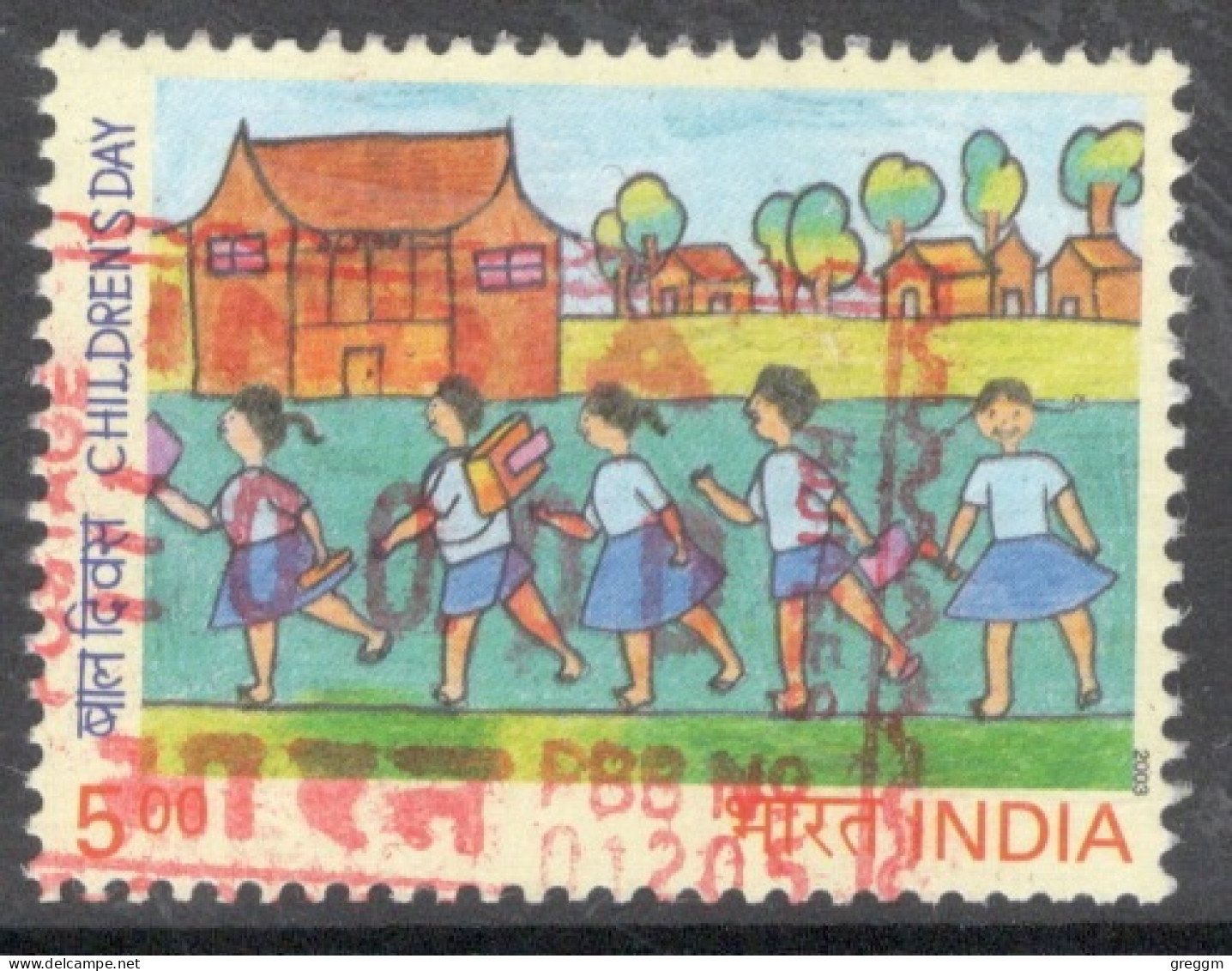 India 2003 Single Stamp Celebrating Children Day In Fine Used. - Usati