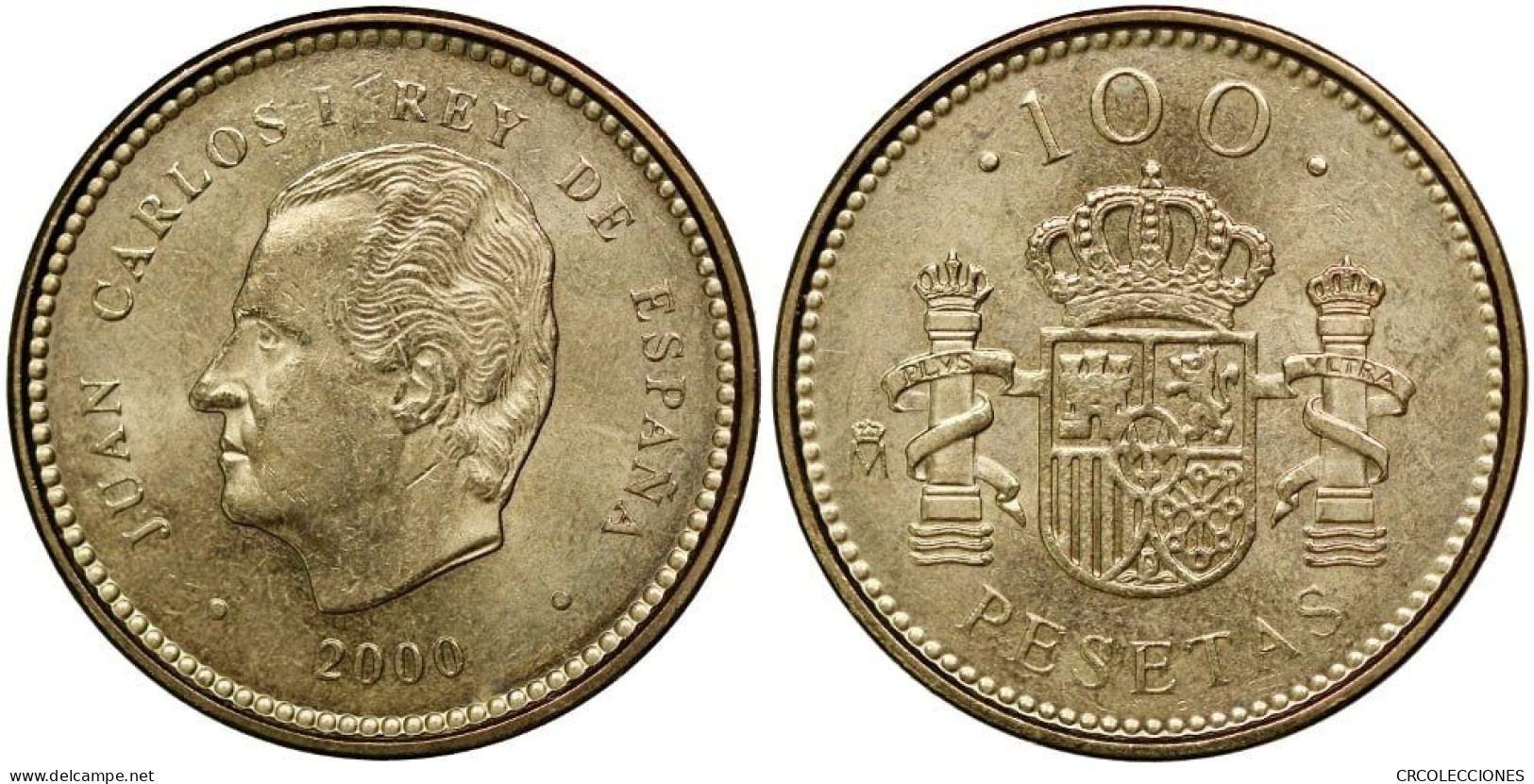 C2000 MONEDA ESPAÑA 100 PESETAS 2000 LIS ABAJO SIN CIRCULAR - 100 Peseta