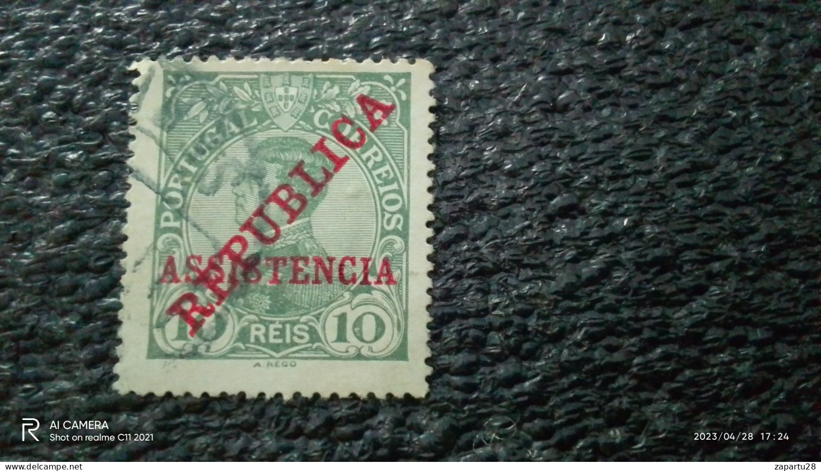 PORTUGAL-1910      10R                    KING  MANUEL II.      USED - Used Stamps