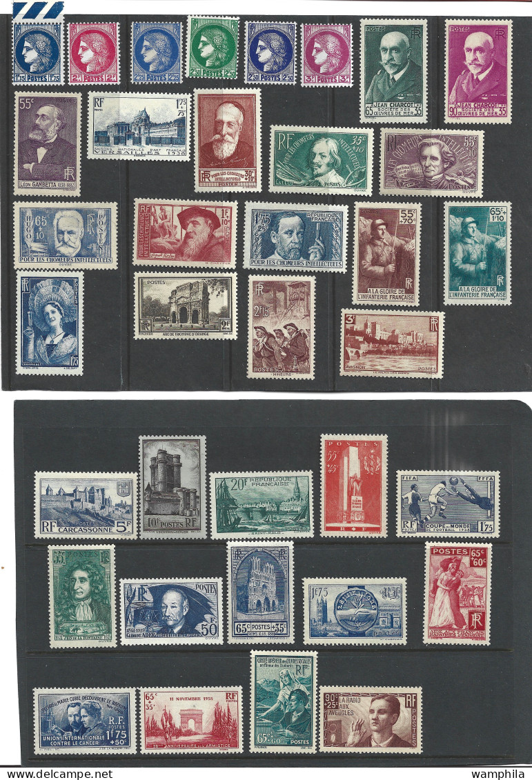 Année 1938 Complète ** 52 Timbres Cote: 753€ - ....-1939