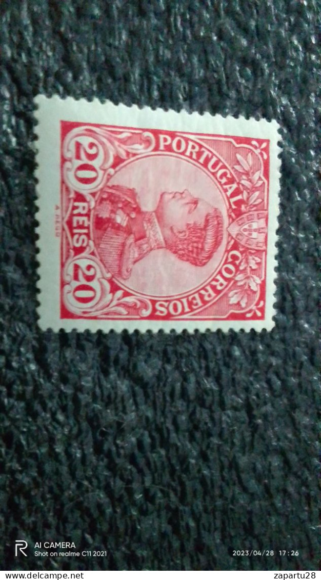 PORTUGAL-1910                  20R                    KING  MANUEL II.             UNUSED - Used Stamps