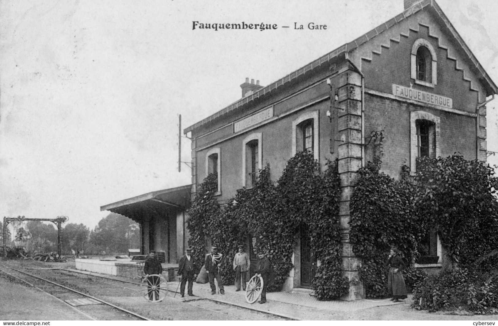 FAUQUEMBERGUE - La Gare - Animé - Fauquembergues