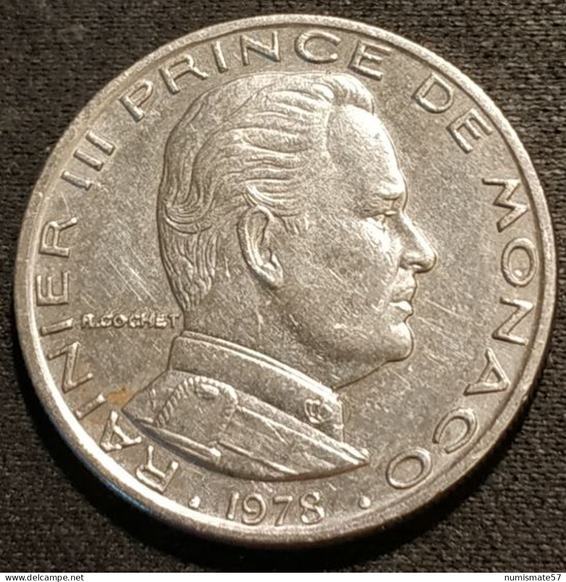 MONACO - 1 FRANC 1978 - RAINIER III - KM 140 - 1960-2001 Nouveaux Francs