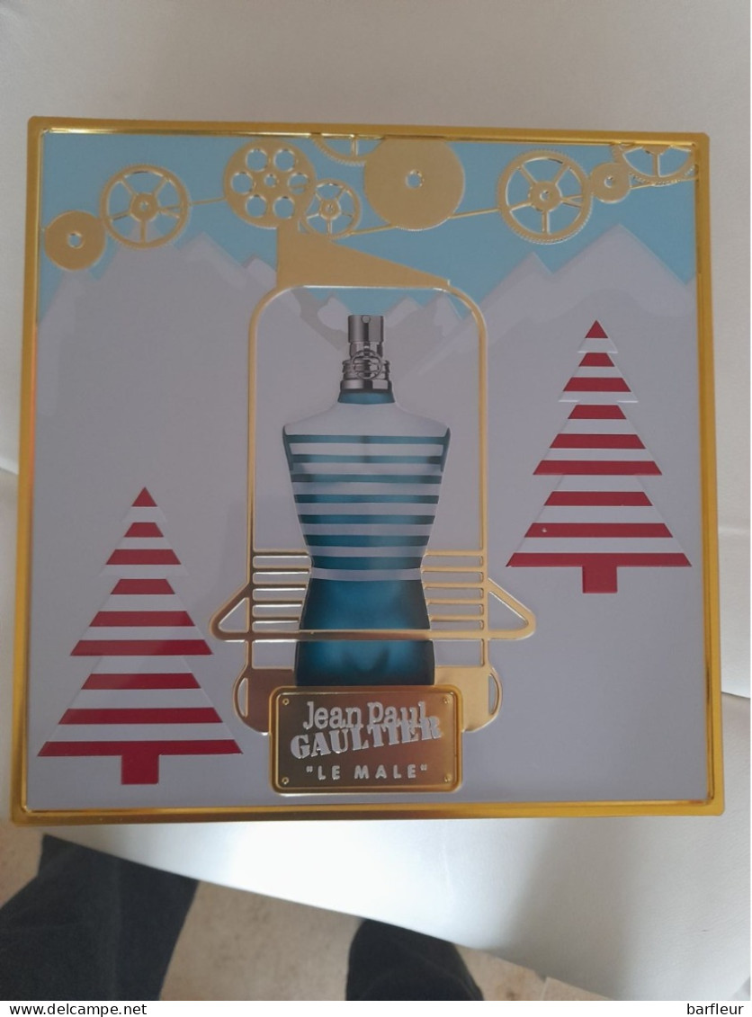 Boite Métallique : Le Mâle De Chez Jean Paul GAULTIER Avec Un Flacon Vide à L'intérieur - Miniatures Men's Fragrances (in Box)