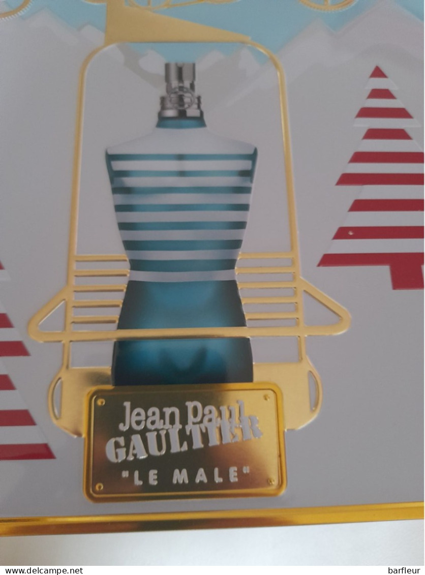 Boite Métallique : Le Mâle De Chez Jean Paul GAULTIER Avec Un Flacon Vide à L'intérieur - Miniatures Men's Fragrances (in Box)