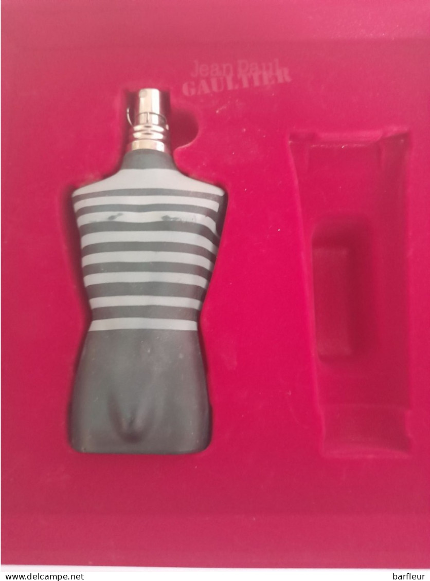 Boite Métallique : Le Mâle De Chez Jean Paul GAULTIER Avec Un Flacon Vide à L'intérieur - Miniaturen Herrendüfte (mit Verpackung)