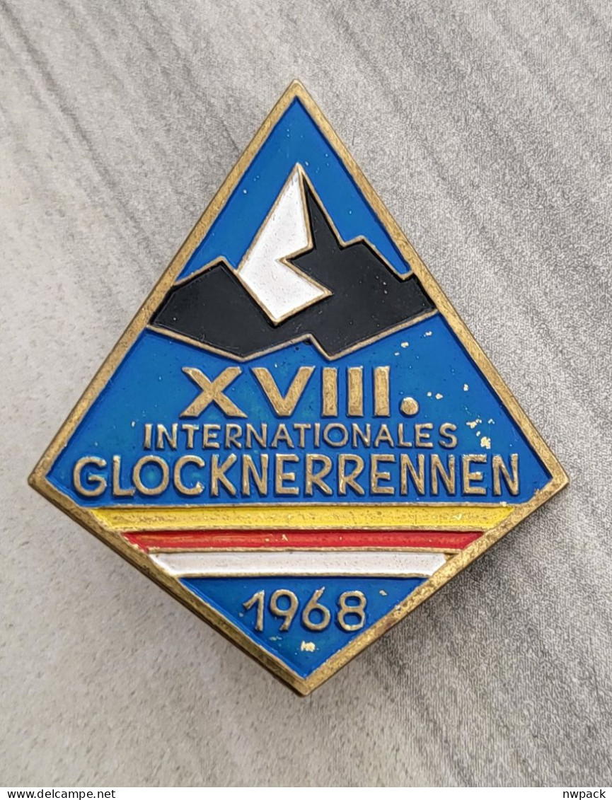 Austria, XVIII. Internationales Glocknerrennen 1968. Badge / Pin, - Patinage Artistique