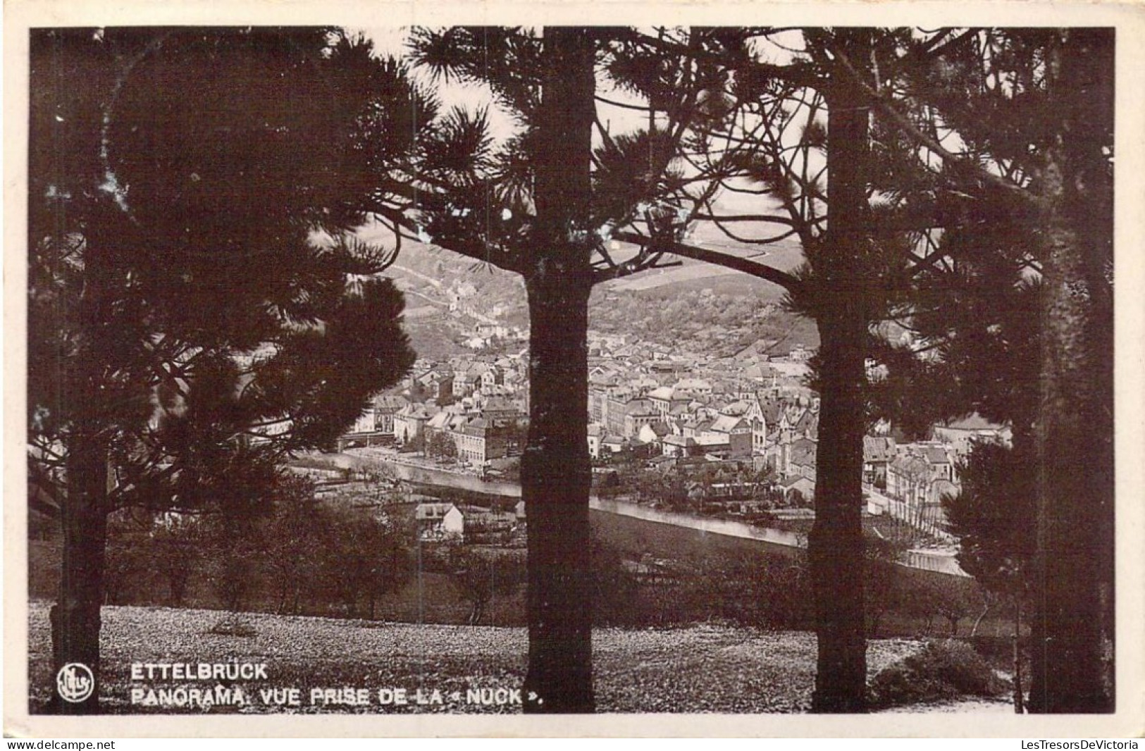 LUXEMBOURG - Ettelbruck - Panorama - Vue Prise De La " Nuck " - Carte Postale Ancienne - Ettelbruck