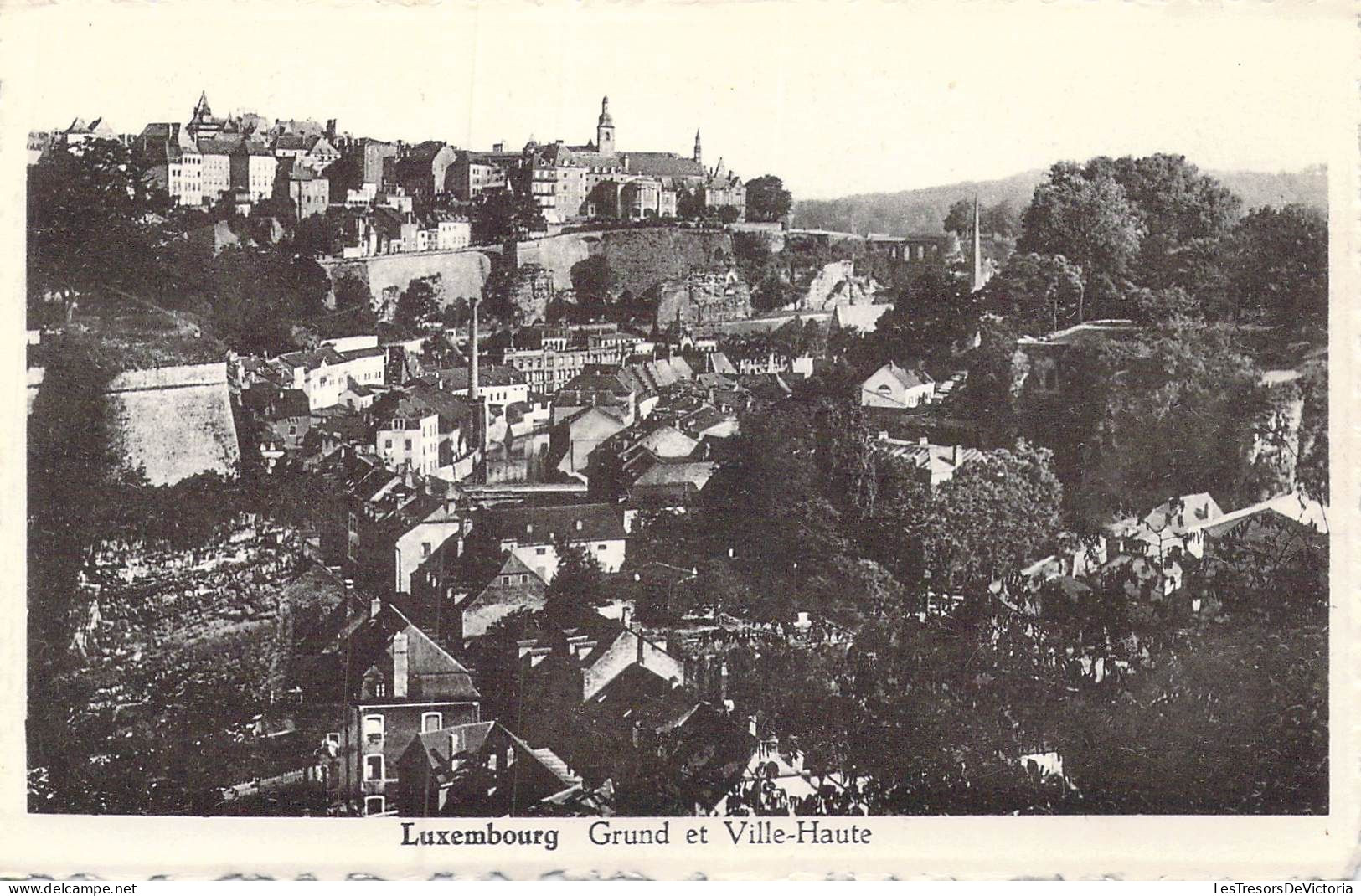 LUXEMBOURG - Grund Et Ville-Haute - Carte Postale Ancienne - Lussemburgo - Città