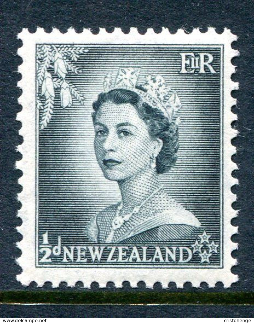 New Zealand 1953-59 QEII Definitives Complete - ½d Slate-black MNH (SG 723) - Neufs