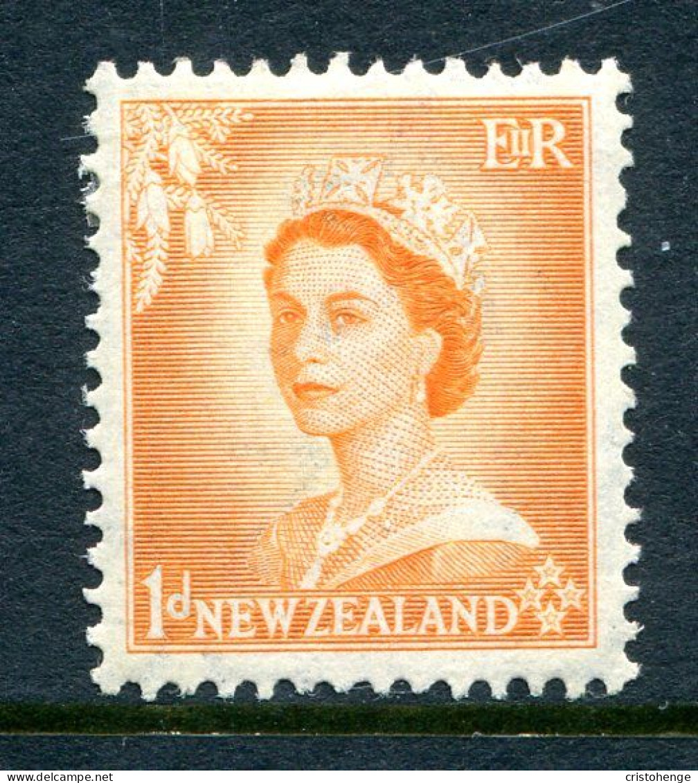 New Zealand 1953-59 QEII Definitives Complete - 1d Orange MNH (SG 724) - Neufs