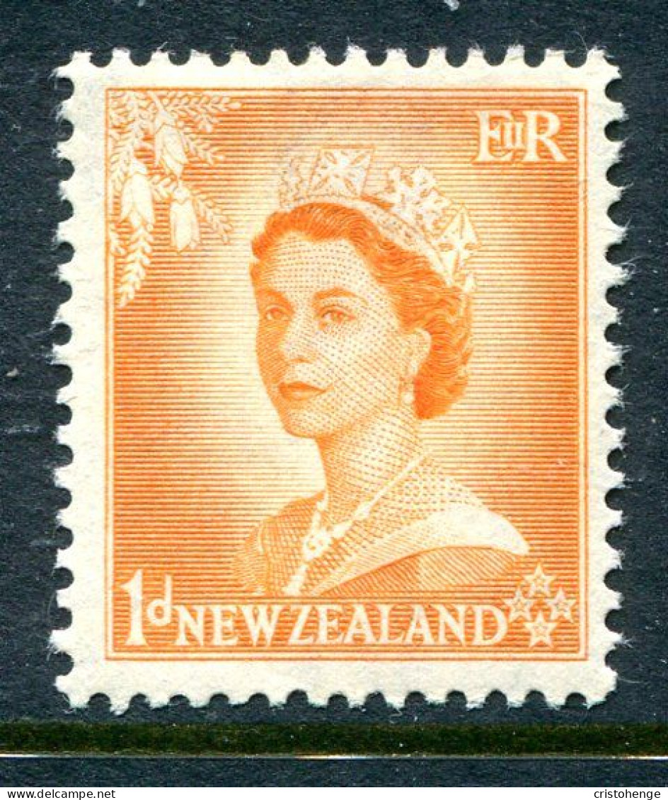 New Zealand 1953-59 QEII Definitives Complete - 1d Orange HM (SG 724) - Neufs