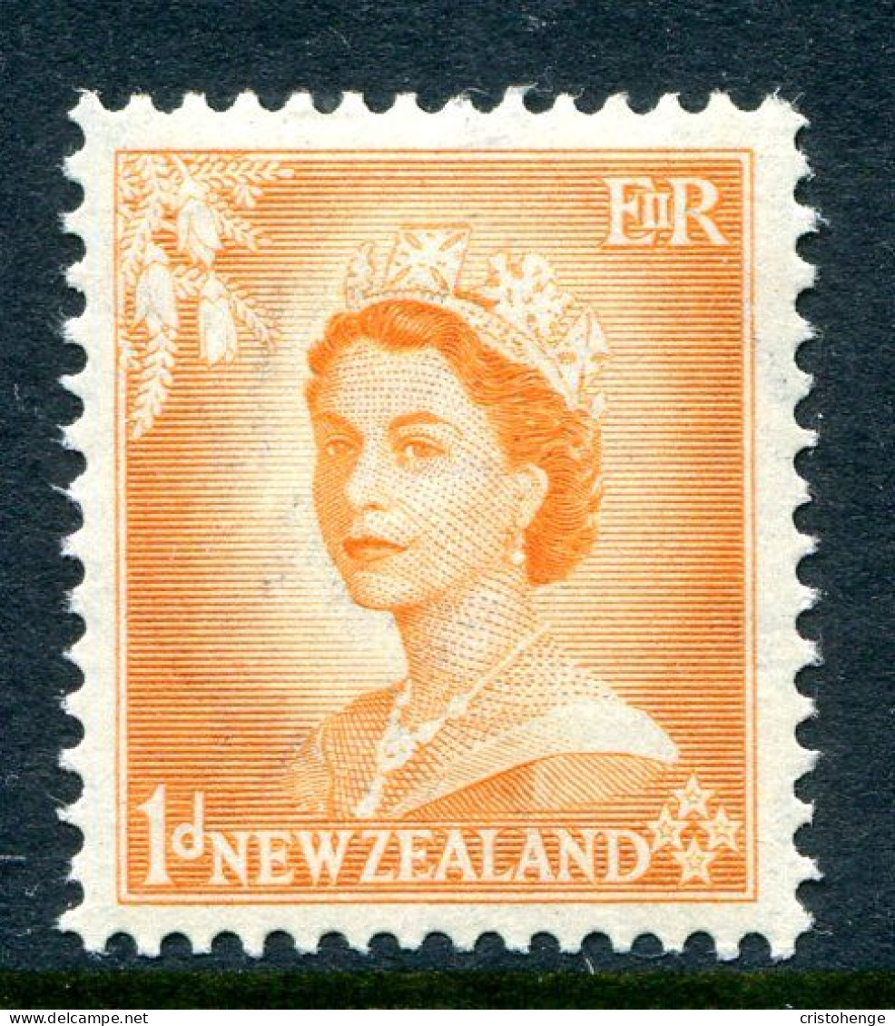 New Zealand 1953-59 QEII Definitives Complete - 1d Orange HM (SG 724) - Neufs