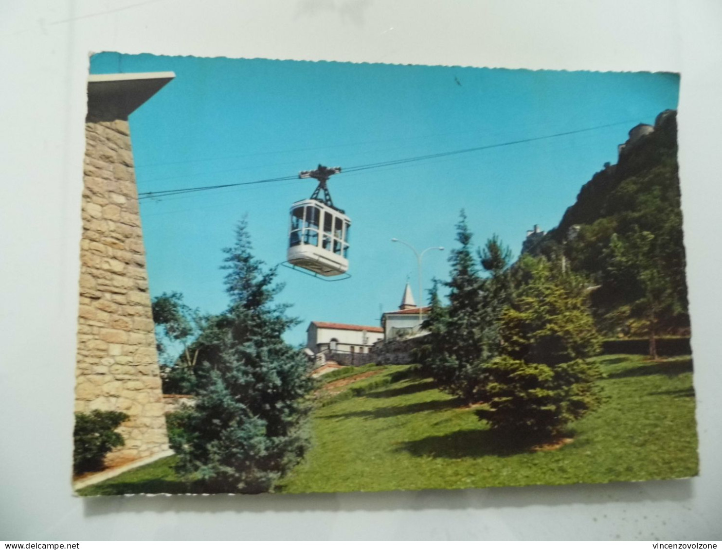 Cartolina Viaggiata "REPUBBLICA DI S. MARINO Funivia"  1971 - San Marino