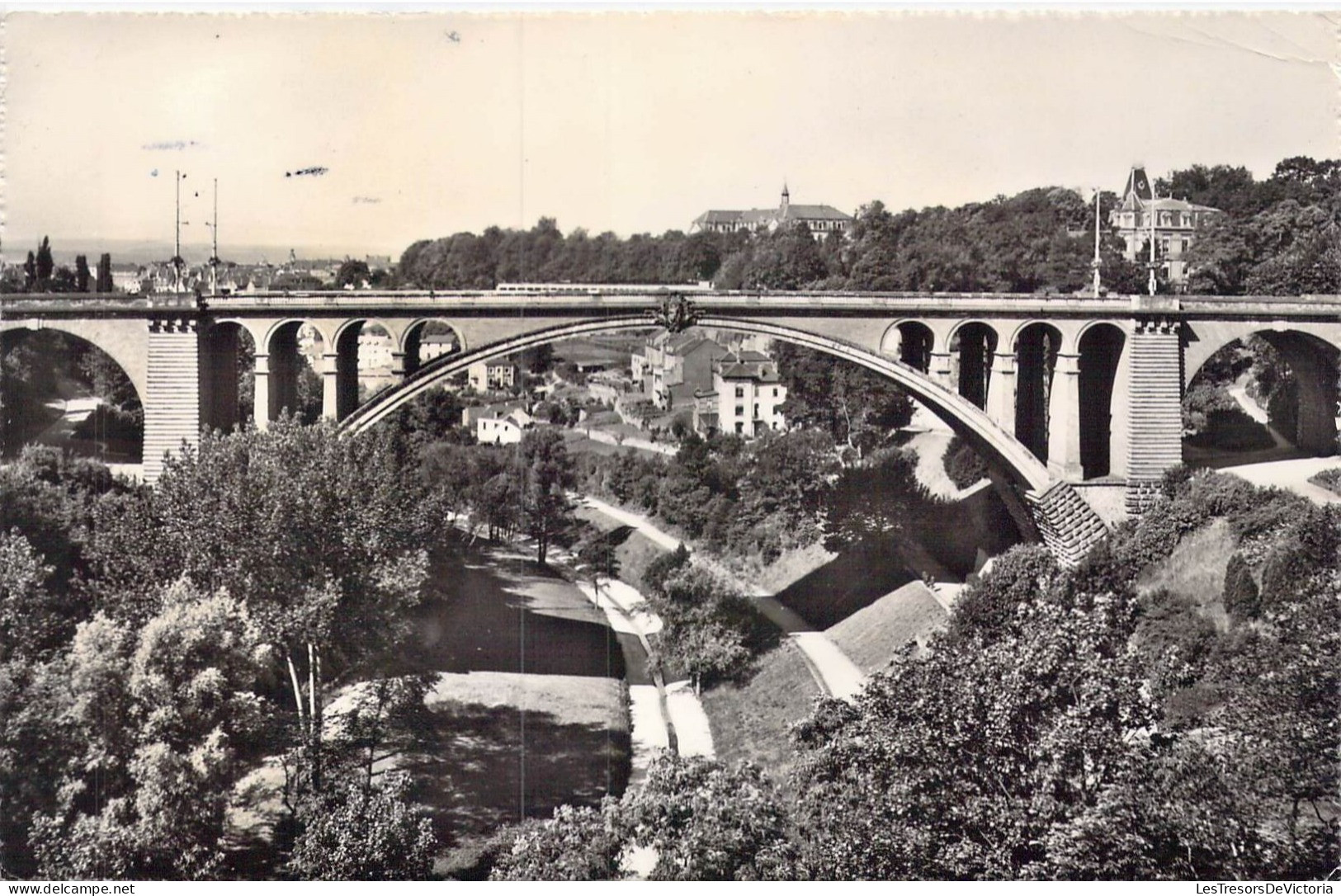 LUXEMBOURG - Pont Adolphe Et Vallée De La Pétrusse - Carte Postale Ancienne - Luxemburgo - Ciudad