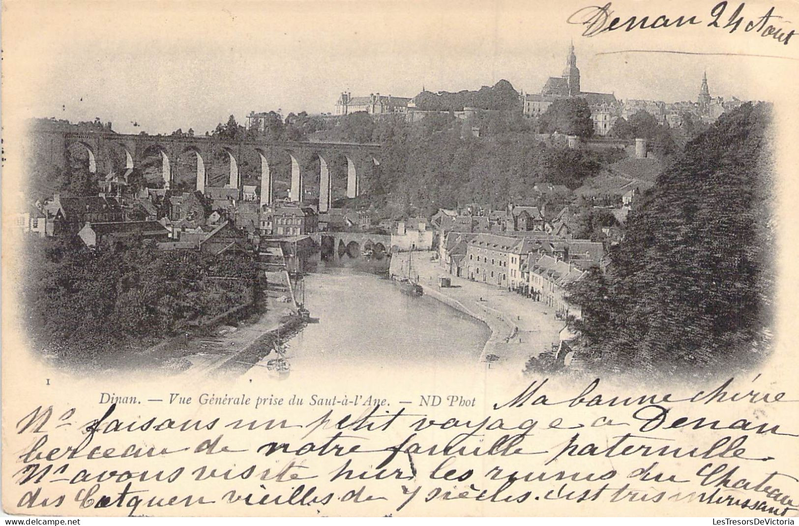 FRANCE - 22 - Dinan - Vue Générale Prise Du Saut-à-l 'Ane - Carte Postale Ancienne - Dinan