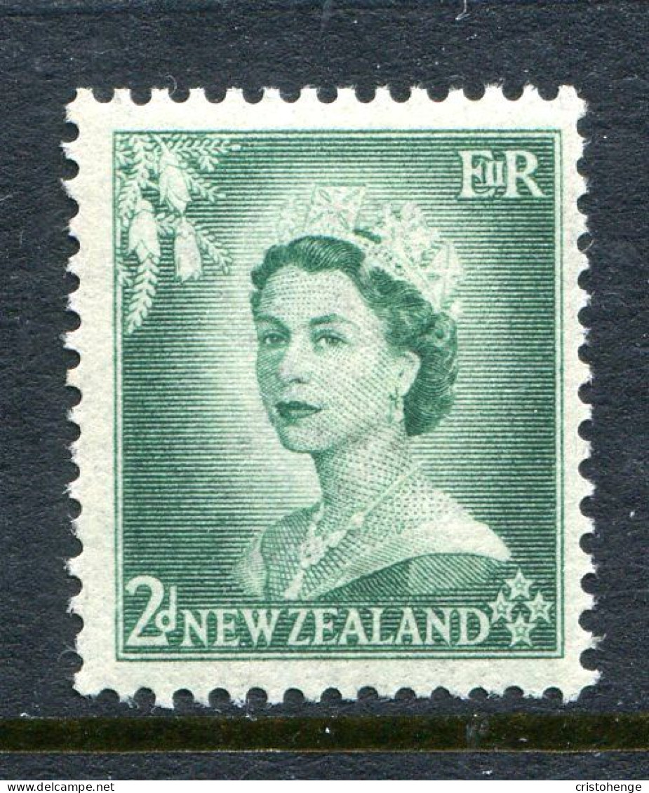 New Zealand 1953-59 QEII Definitives Complete - 2d Bluish-green MNH (SG 726) - Neufs