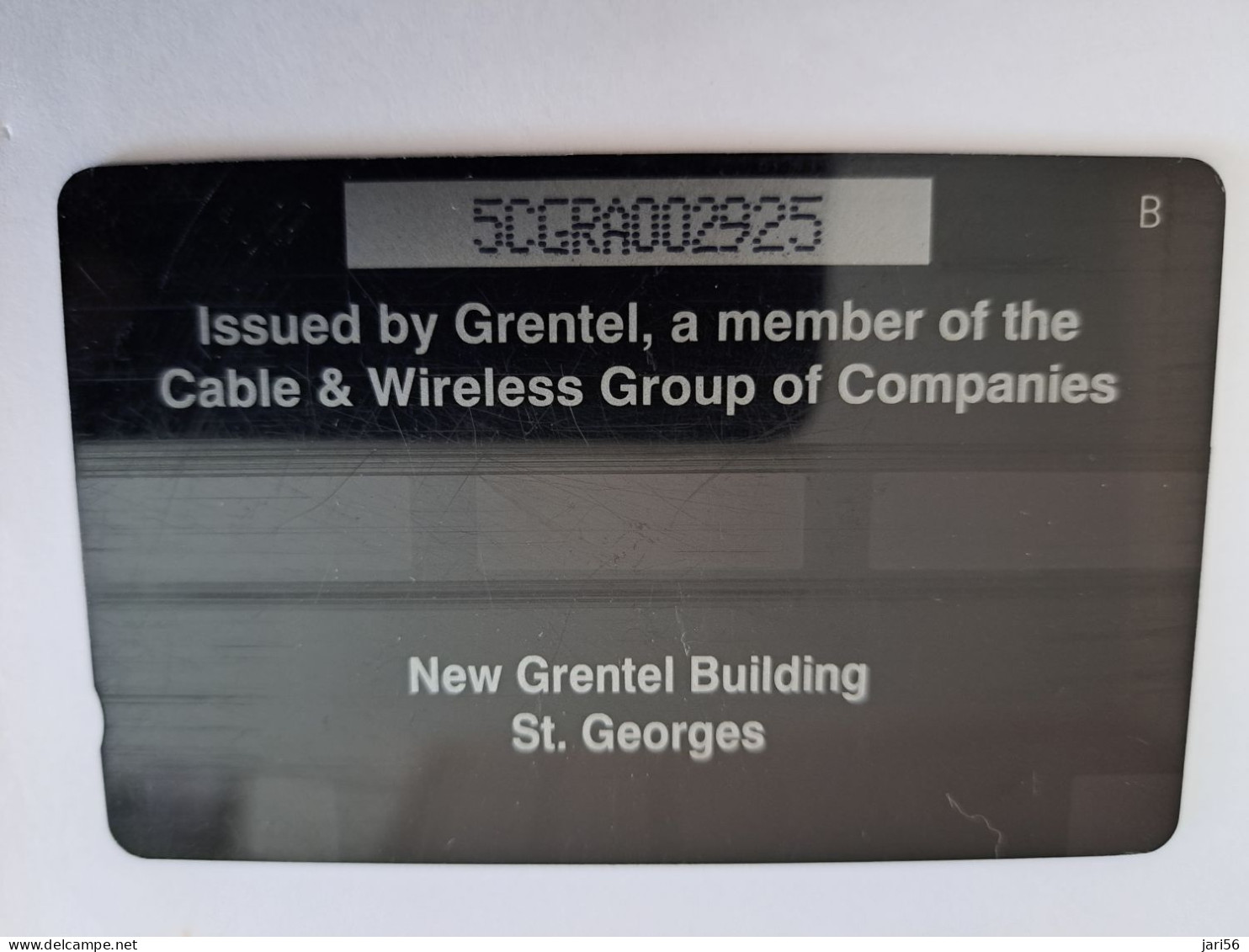 GRENADA  $ 10,- GPT GRE-5A  NEW GRENTEL BUILDING    MAGNETIC    Fine Used Card    **13321 ** - Grenade