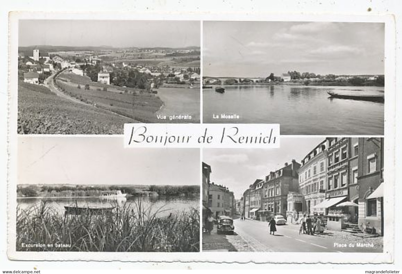 CPA AK CARTE POSTALE  LUXEMBOURG BONJOUR DE REMICH - Bettembourg