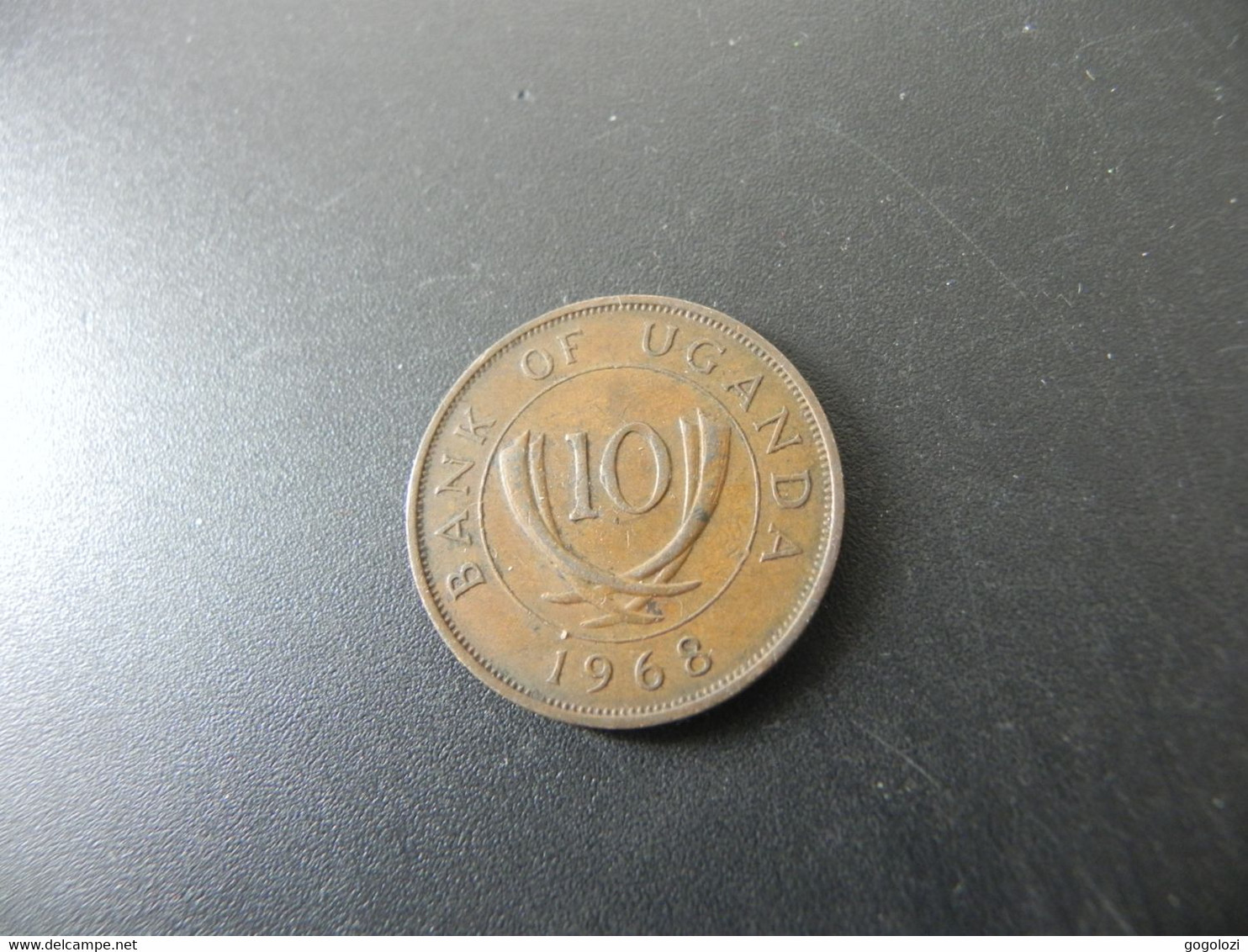 Uganda 10 Cents 1968 - Oeganda