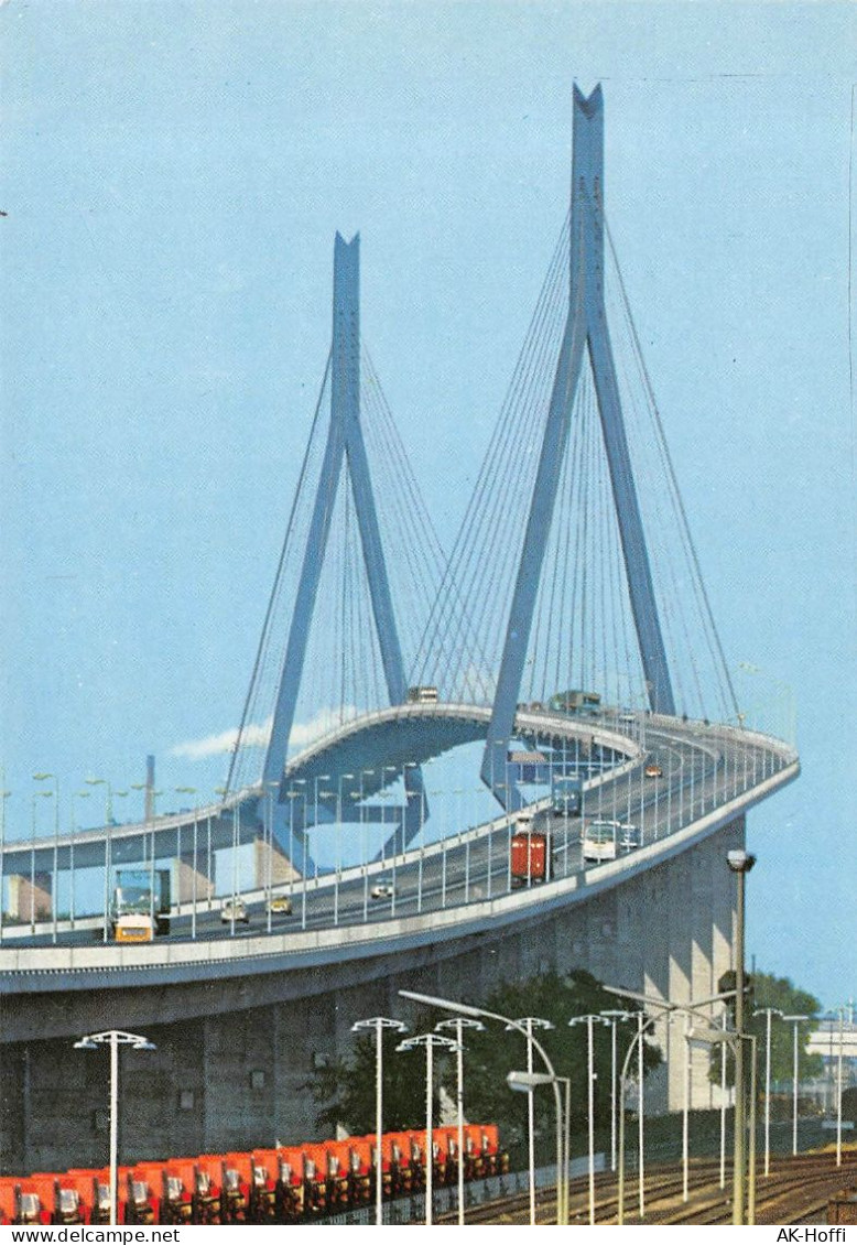 Hamburg, Köhlbrandhochbrücke Ngl. (655) - Wilhemsburg