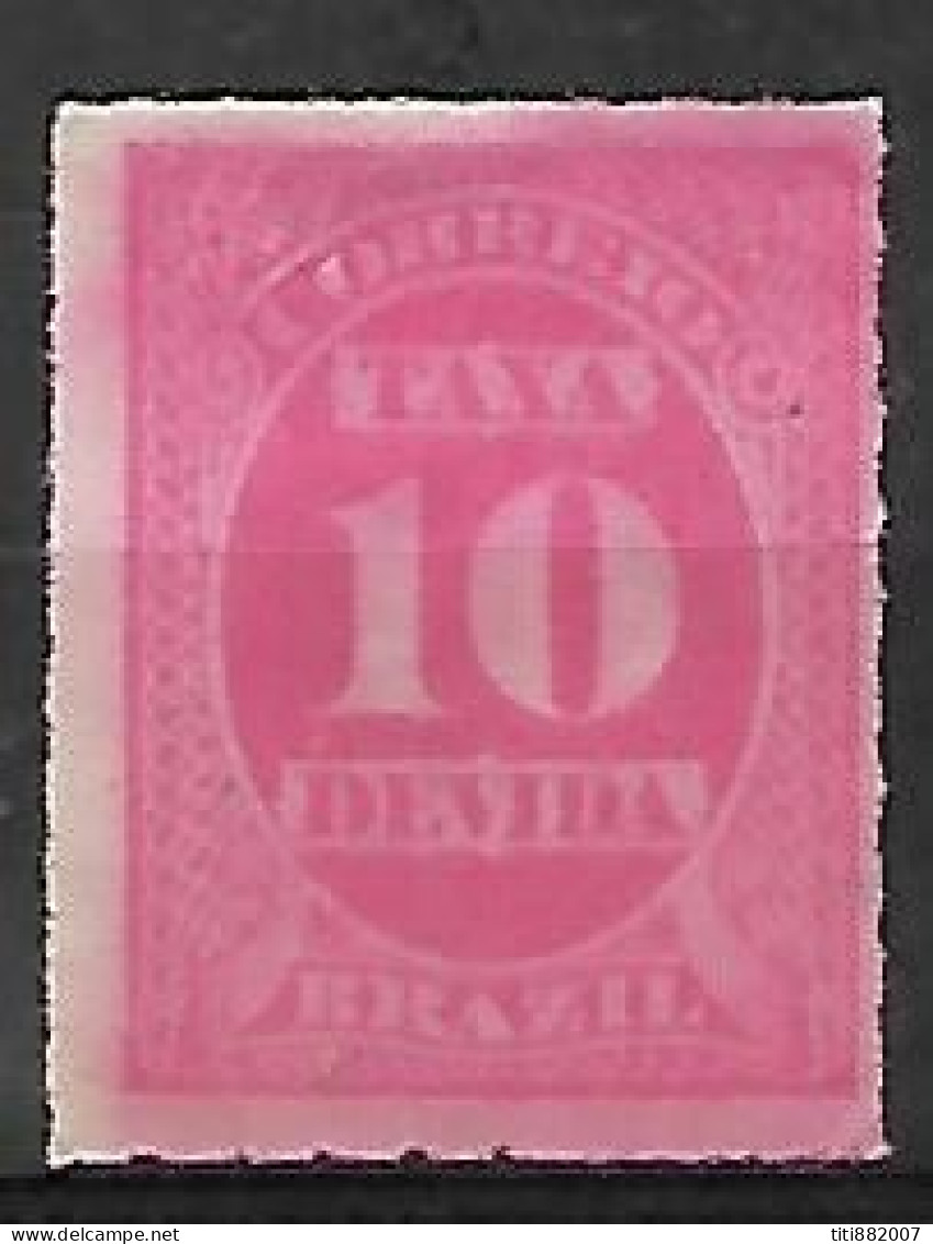 BRESIL    -   Timbres - Taxe   -  1890.   Y&T N° 1 (*) - Portomarken