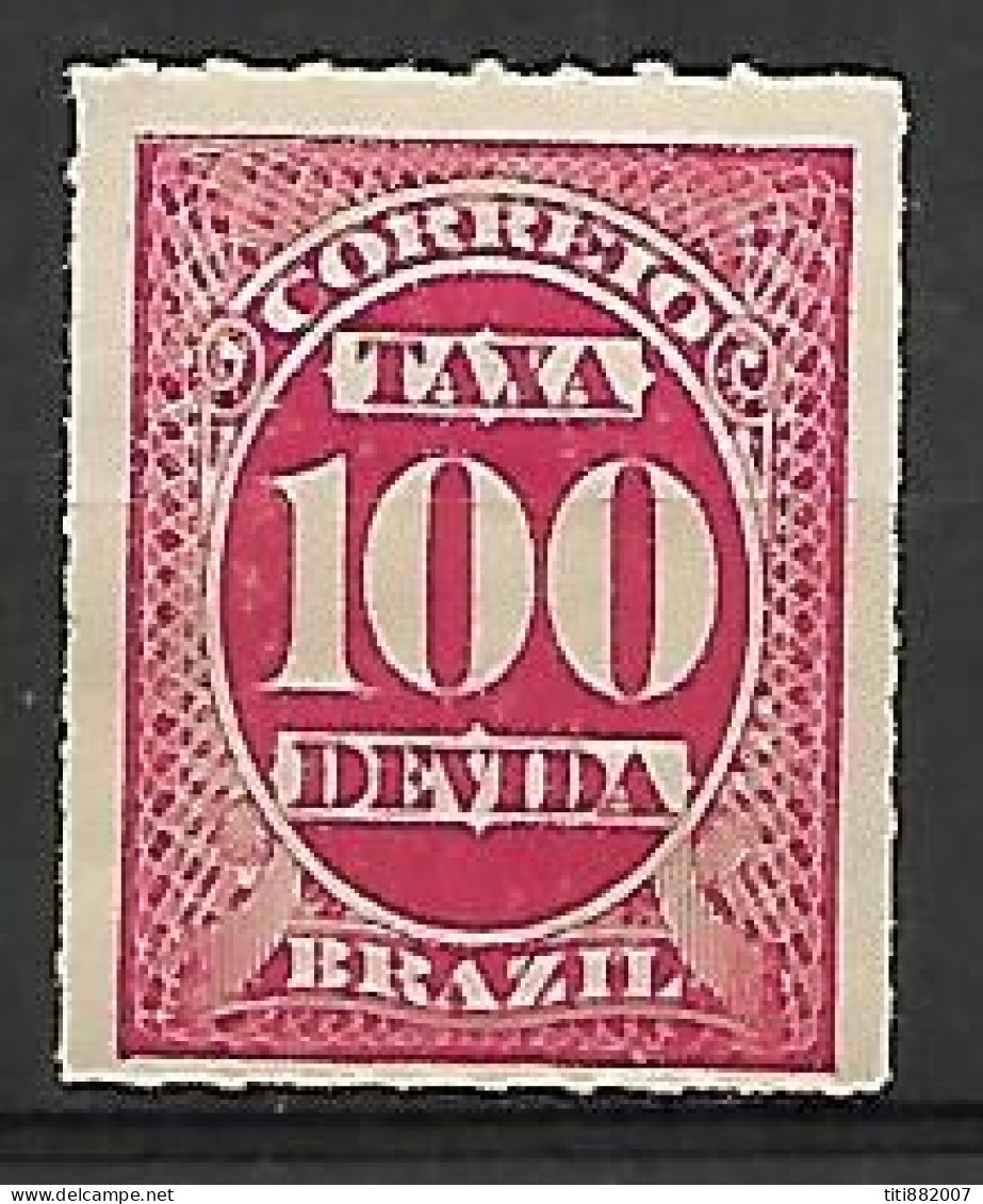 BRESIL    -   Timbres - Taxe   -  1890.   Y&T N° 4 * - Strafport