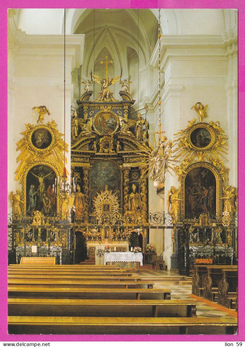 291318 / Austria - Wallfahrtsbasilika Maria Plain Bei Salzburg 1671-173 Blik In Das Kircheninnere Interior PC Osterreich - Bergheim