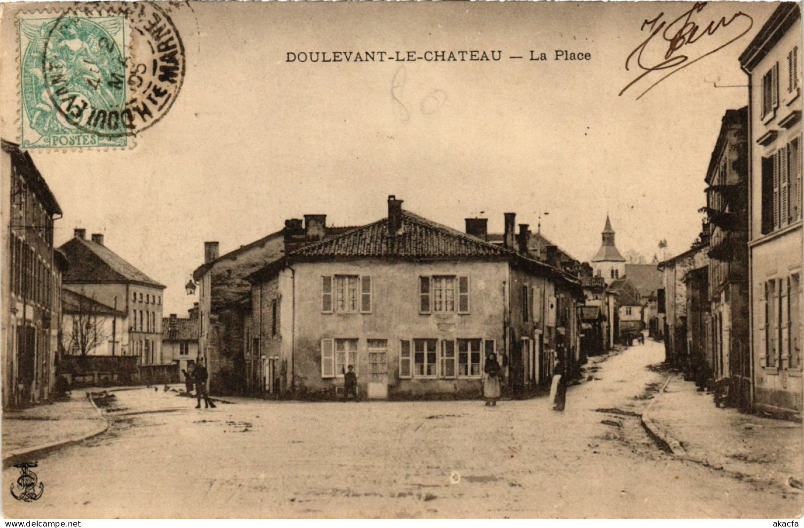 CPA DOULEVANT-le-CHATEAU La Place (864661) - Doulevant-le-Château