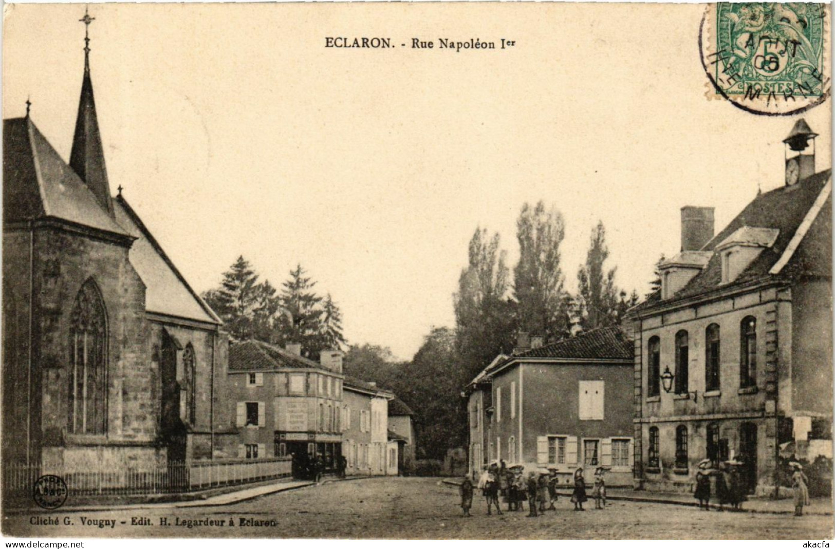 CPA ECLARON Rue Napoléon 1er (864662) - Eclaron Braucourt Sainte Liviere