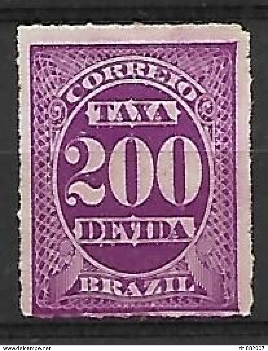 BRESIL    -   Timbres - Taxe   -  1890.   Y&T N° 13 (*) - Segnatasse