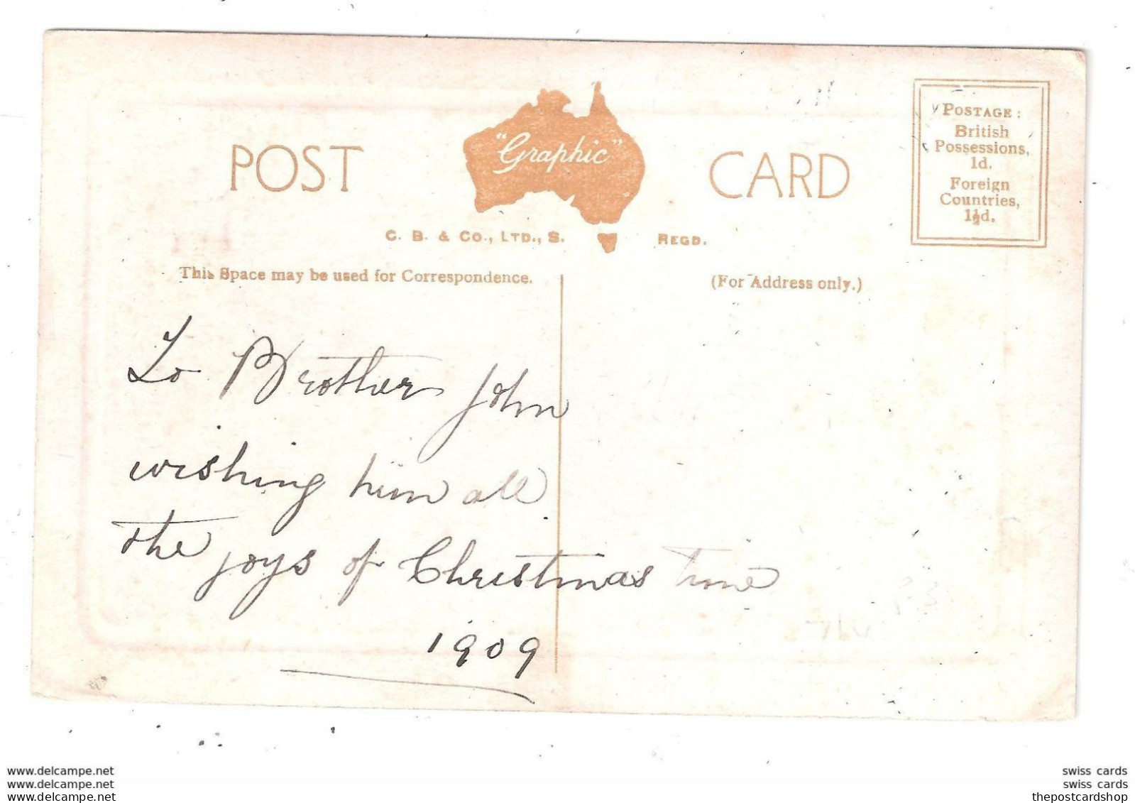 POTT'S POINT SYDNEY NSW AUSTRALIA GRAPHIC SERIES DATED 1909 PC - Sydney