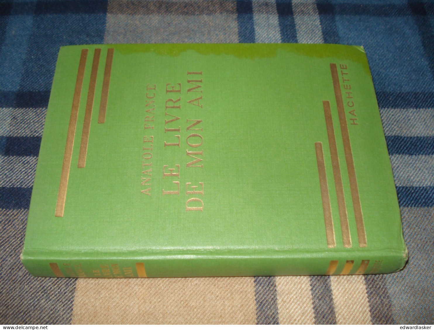 BIBLIOTHEQUE VERTE n°97 : Le livre de mon ami /Anatole France - jaquette 1957 [2]