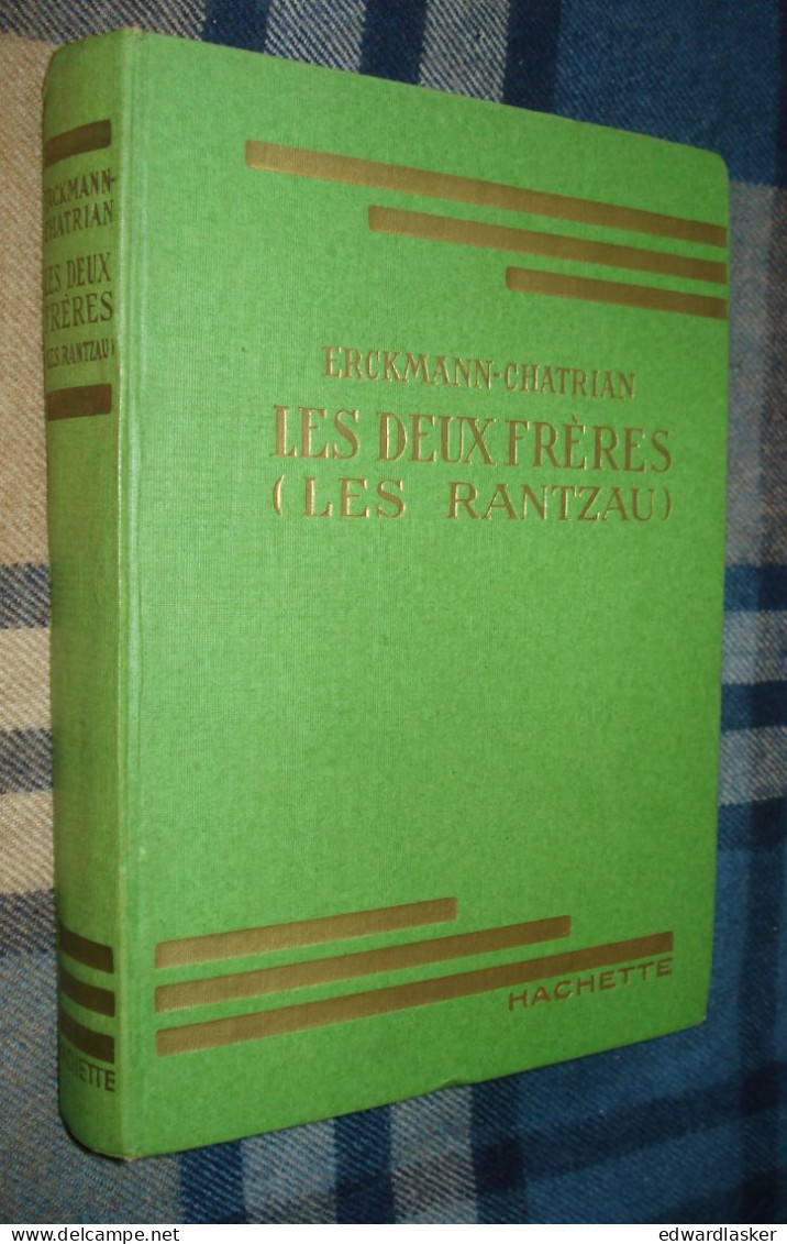 BIBLIOTHEQUE VERTE : Les Deux Frères (Les Rantzau) /Erckmann-Chatrian - 1941 - Bibliotheque Verte