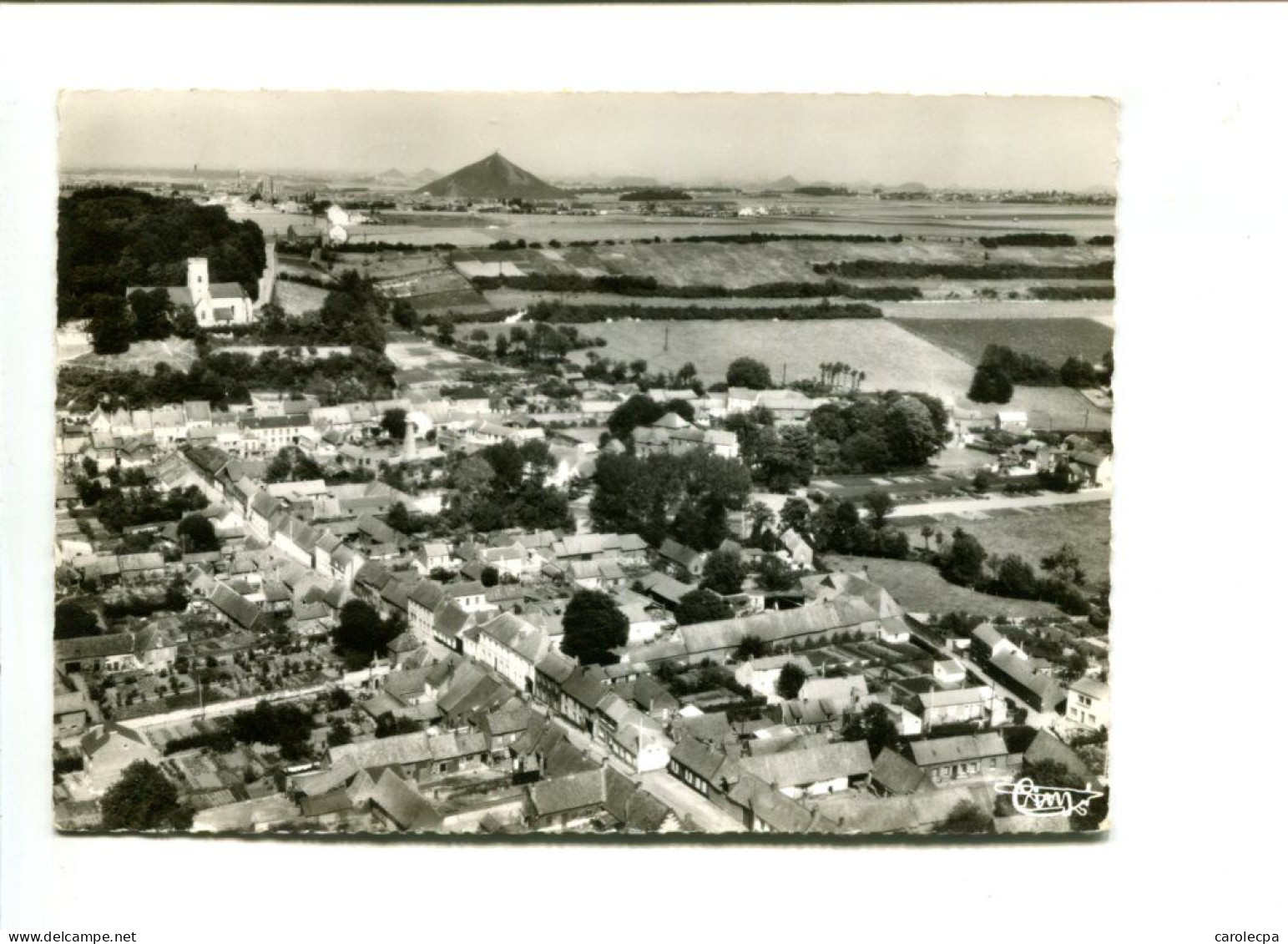 CPSM - HOUDAIN (62) - Vue Générale De La Rue Geharie - Houdain