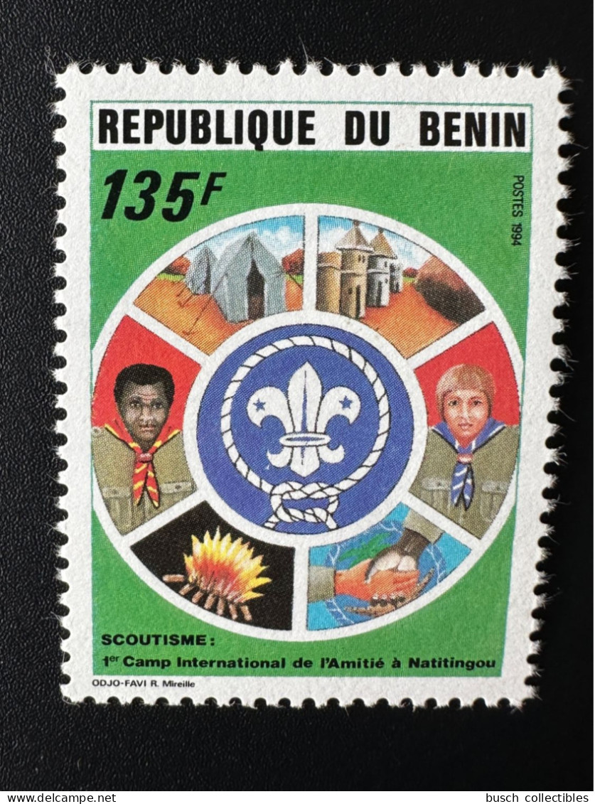 Benin 1994 Mi. 621 Scoutisme Scouts Jamboree Pfadfinder 1er Camp International De L'Amitié Natitingou - Ongebruikt