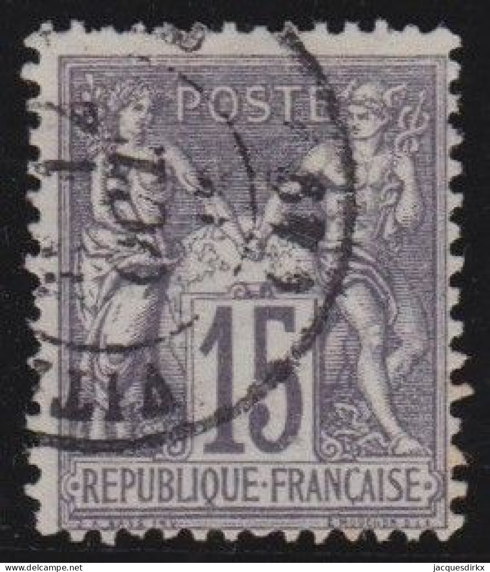 France  .  Y&T   .   66    .   O   .    Oblitéré - 1876-1878 Sage (Type I)