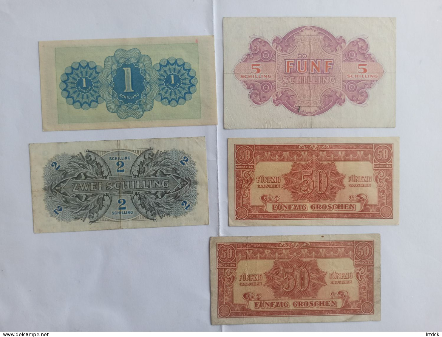 Série 1944 Billets Militaire Autriche - Autriche