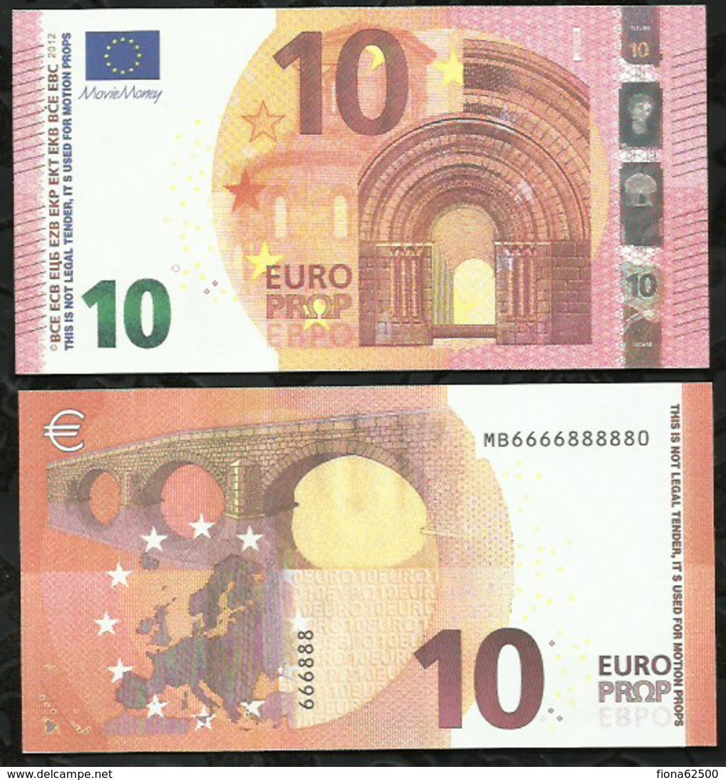 BILLET FACTICE DE 10€00 . CINEMA  . JEUX . - Specimen