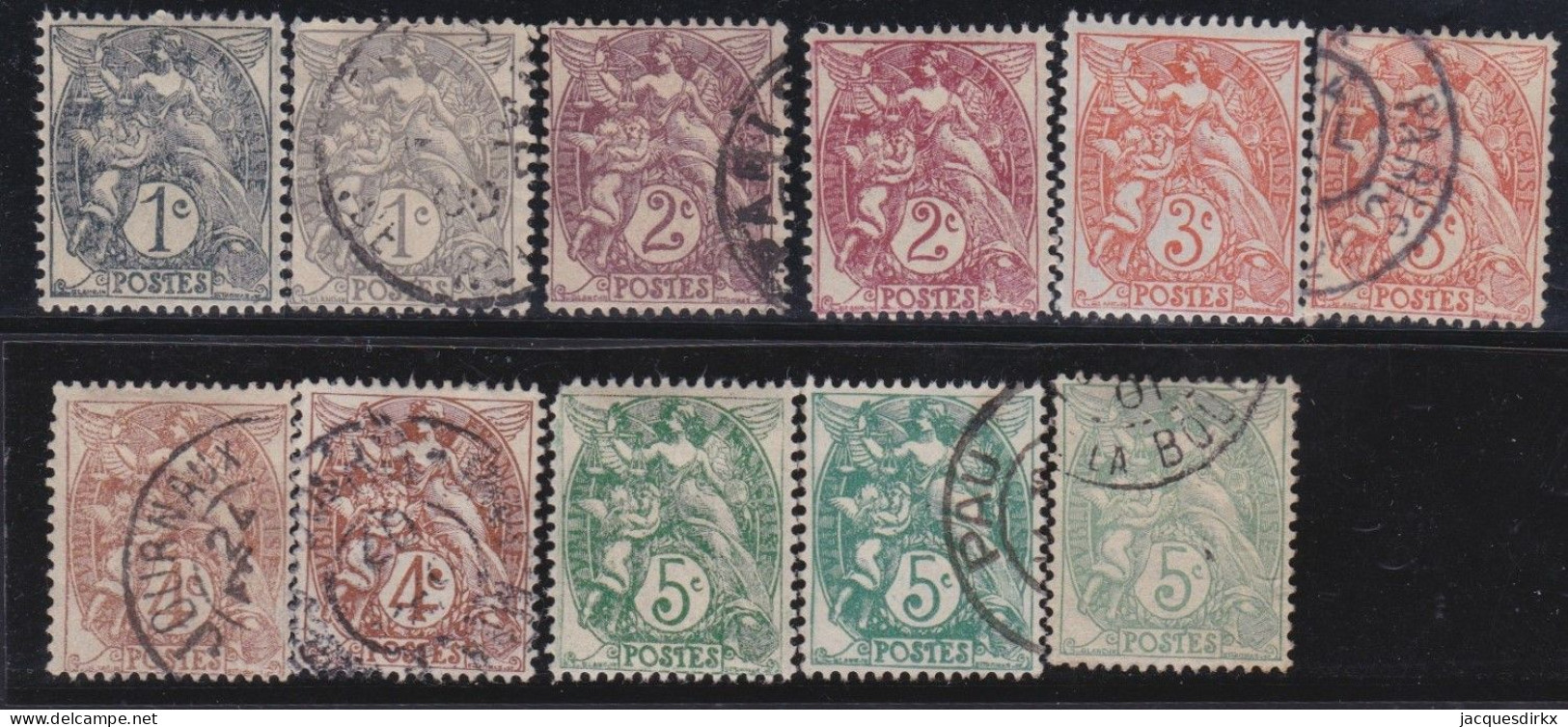 France  .  Y&T   .   11  Timbres   .   O  Et  *    .    Oblitéré  Et Neuf * - Used Stamps