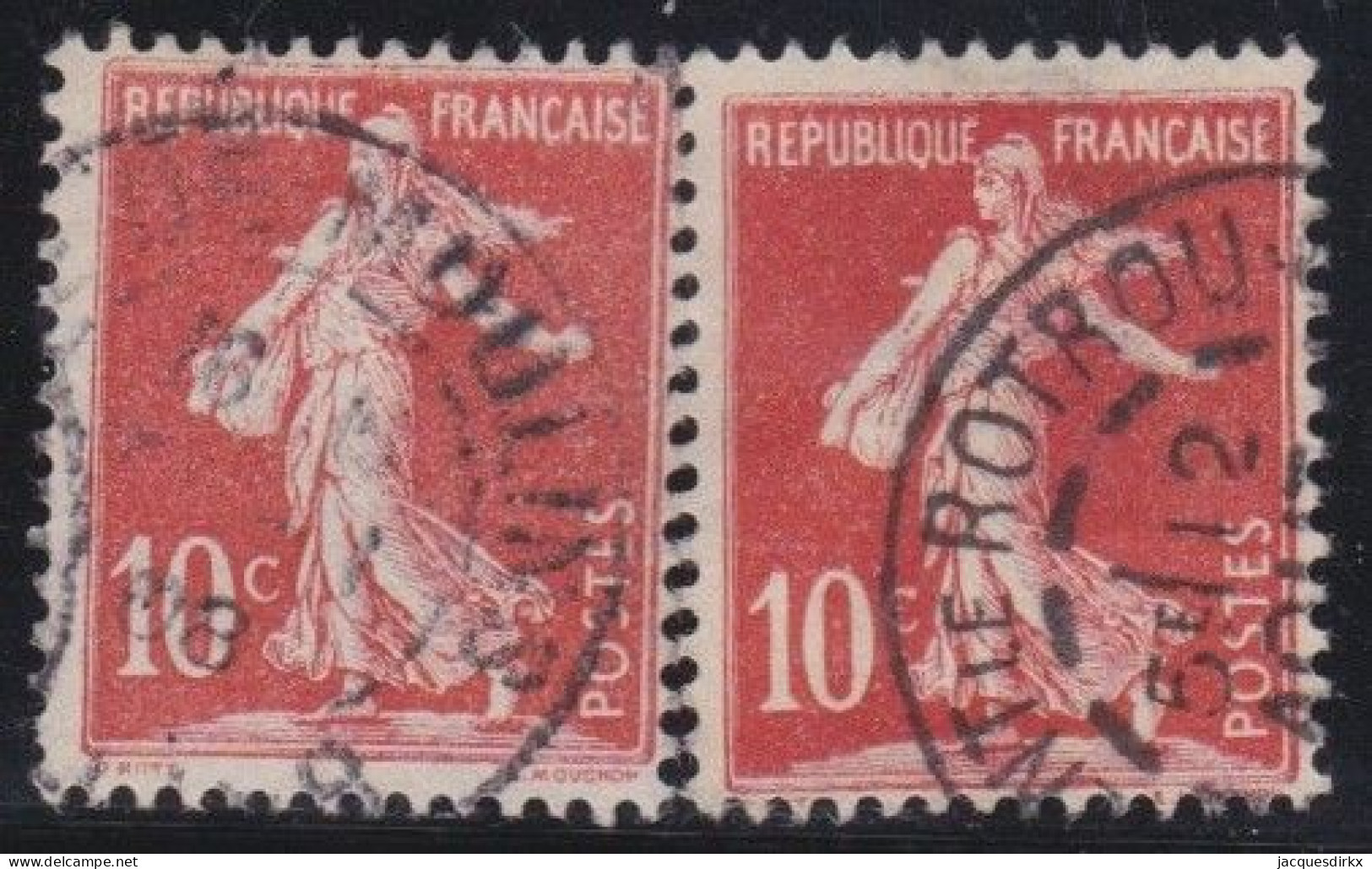 France  .  Y&T   .   134  2x       .   O    .    Oblitéré - Used Stamps